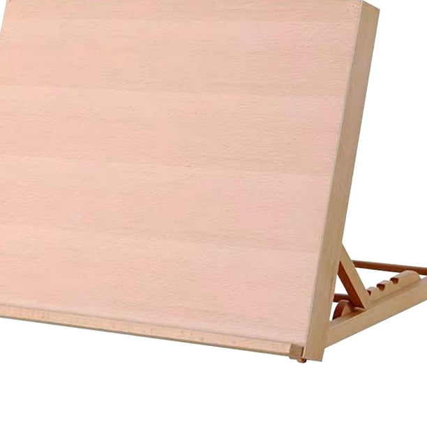 Chevalet De Bureau En Bois Réglable Et Pliable - Support Toile Pour Aquarelle, Huile & Croquis Voyage