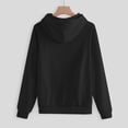 thumbnail image 3 of LYXSSBYX Sweatshirts for Women 2 Piece Set Women's Casual Solid Hooded Drawstring Loose Long Sleeve Sweatshirt Tops and Long Pants Set Suits, 3 of 4