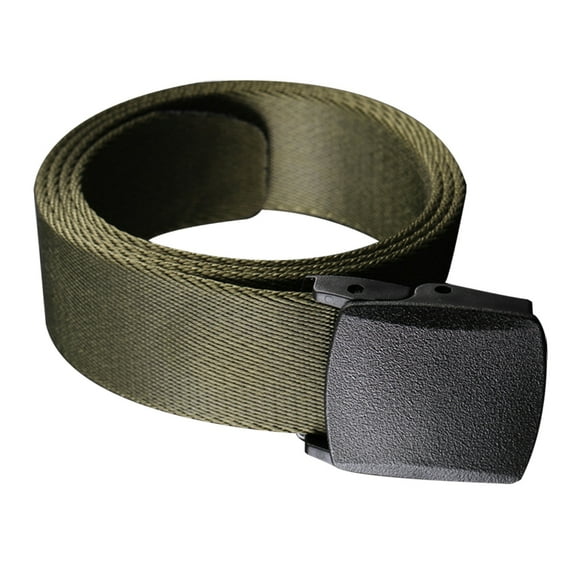 WHAMVOX 1Set Belts For Men With Buckle Green Hard Plastic 11.8x1.5in