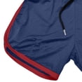thumbnail image 4 of Blmnix Pleated Shorts for Men Beach Shorts Workout Shorts Short Skinny Low Blue Dry Fit Athletic Shorts for Men,M, 4 of 4