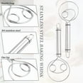 thumbnail image 6 of Danish Dough Whisk, 2 Pack Premium Stainless Steel Dutch Whisk, Large Hand Mixer Artisan B2Xk3743, 6 of 6