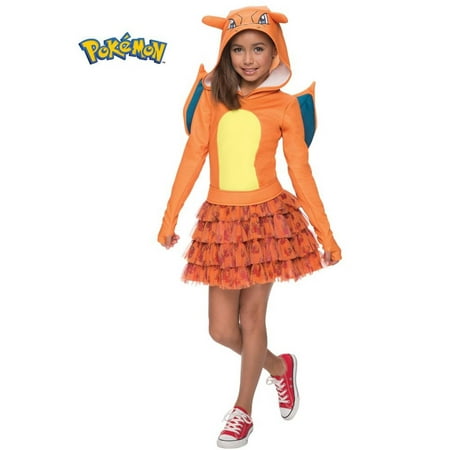 Pokemon Charizard Girl Costume S (4-6)