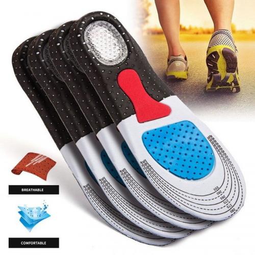 2 Pair New Wicking Anti-biotic Deodorant Bamboo Charcoal Shoe Insoles Pad Unisex 