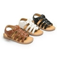 thumbnail image 3 of HsdsBebe Toddler Girls Sandals Open Toe Summer PU leather Shoes for Little Kids, 3 of 7
