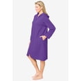 thumbnail image 3 of Dreams & Co. Plus Size Short Hooded Sweatshirt Robe, 3 of 6