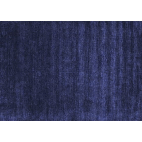 Ahgly Company Indoor Rectangle Abstract Blue Contemporary Area Rugs, 8' x 12'