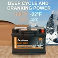 thumbnail image 2 of Anlibatt BCI Group 48 Battery, AGM 12 Volt Rechargeable Automotive Batteries for Car, H6 760CCA 70Ah 120RC, Maintenance Free, 2 of 8