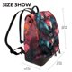 thumbnail image 2 of Fotbe Red Flame Wolf Head Mochila Bolso con Estampado para Mujer, Mochila Antirrobo de Nylon Impermeable, Bolsa Ligera de Hombro, 2 of 4