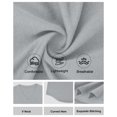thumbnail image 7 of Men's Big and Tall Shirts Cotton V Neck Plus Size Short Sleeve Soft Casual 2026 Summer Tee Light Gray XL, 7 of 7
