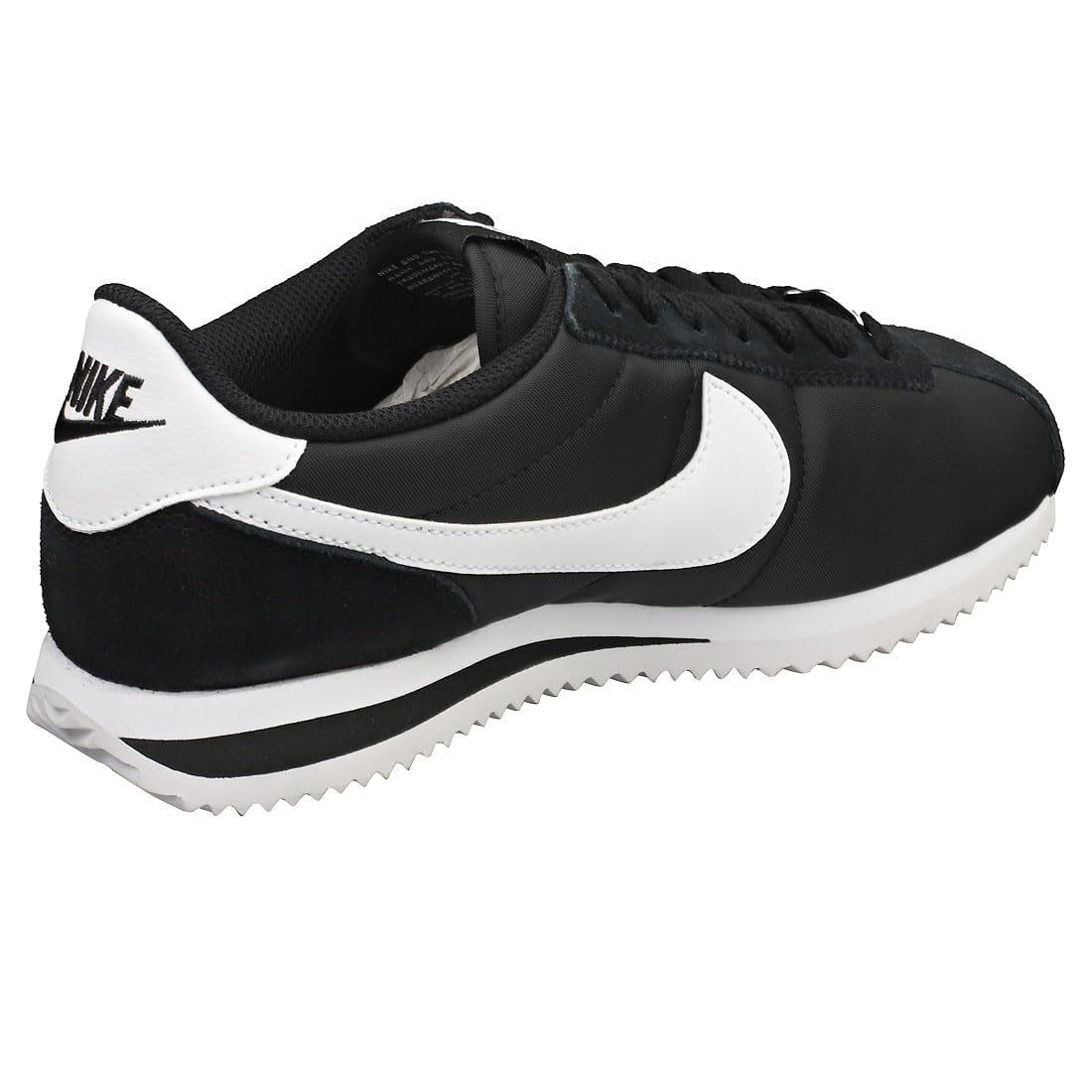 nike cortez black nylon women's