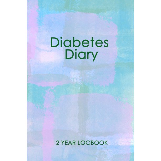 Diabetes Diary Practical Design and Modern Layout. 2 Year Record for