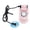 Black, variant on NFTIGB Handheld Electric Iron Folding Portable Temperature Adjustable Clothes Hanging Ironing Machine Travel EU Plug 220V White