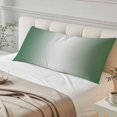 thumbnail image 4 of Dark Green Ombre Body Pillow Covers 20"x54", Modern Gradient Abstract Art Soft Brushed Microfiber Breathable Throw Pillow Covers, Decorative Pillowcase with Zipper for Couch Sofa Bedroom Living Room, 4 of 9