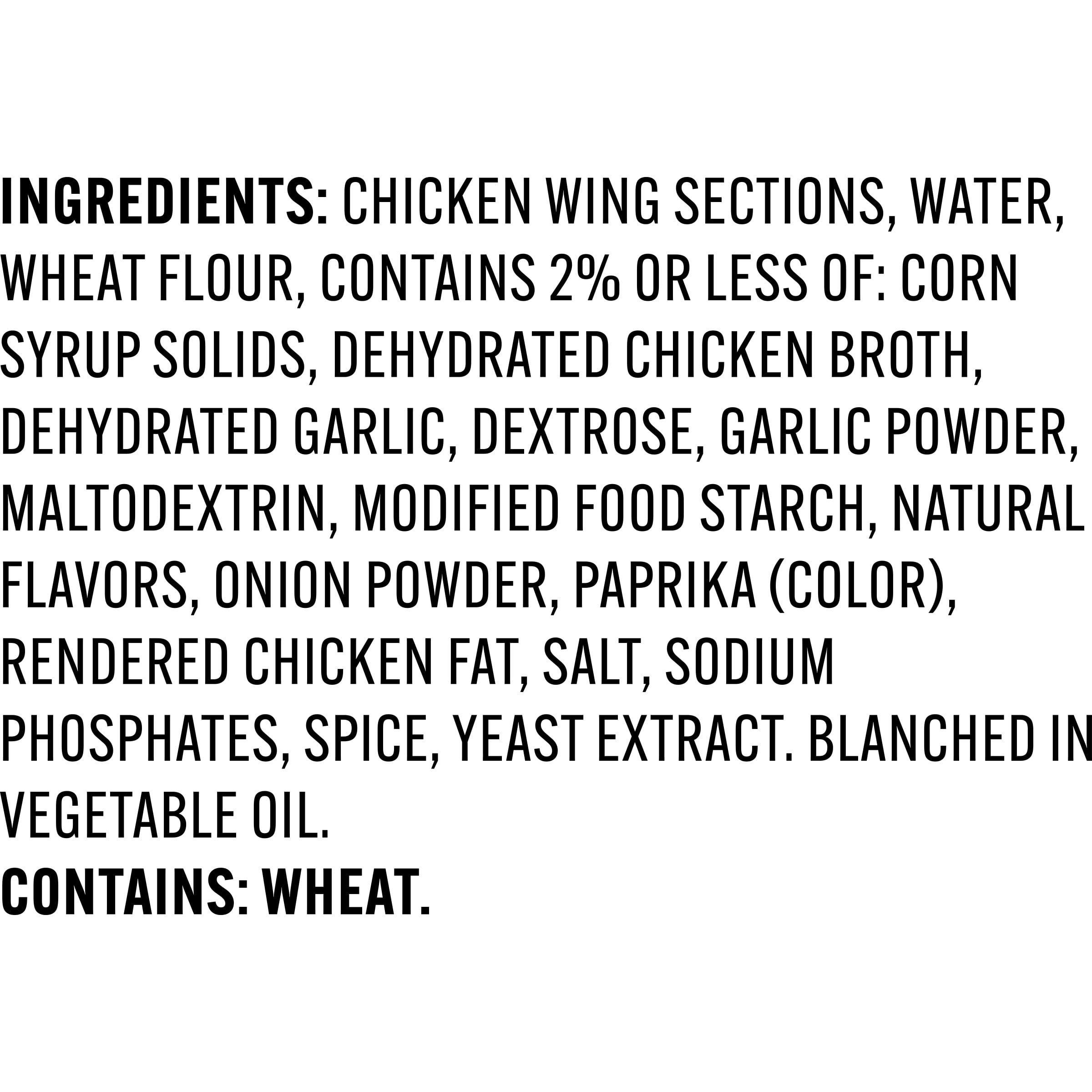 Tyson Rotisserie Seasoned Crispy Wings, 16 oz (Frozen, Fully Cooked)
