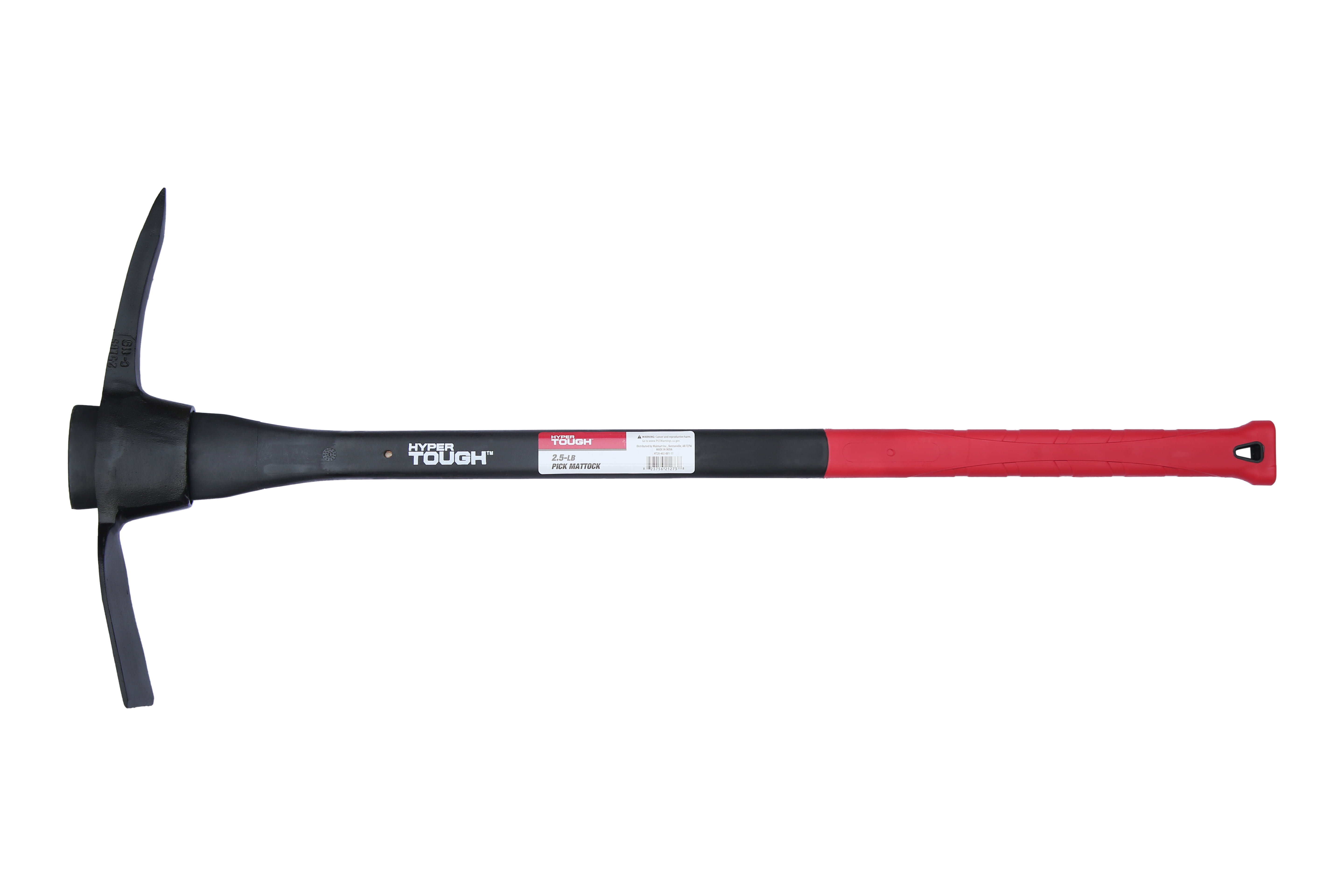 Hyper Tough 2.5 lb Pick Mattock with Double Injection Fiberglass 35