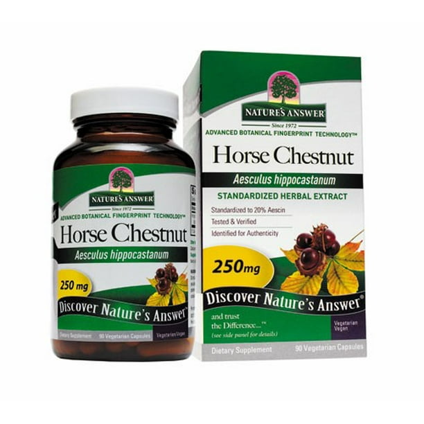 Nature's Answer Horse Chestnut Seed Extract, 90 vegetarian capsules