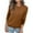 *Coffee, variant on ClodeEU Women's Round Neck Sweatshirts, Long Sleeve Fall Lightweight Sweater ,Casual Loose Fit Tunic Top Black,Womens Plus S