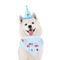 thumbnail image 2 of Suministros para fiesta de cumpleaños para perros, gorro de cumpleaños para mascotas y bandana de cumpleaños para perros (paquete de 4), 2 of 5