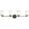 thumbnail image 2 of 45924OZ Kichler Lighting Joelson - 4 Light Swing Arm Bath Vanity Approved for Damp Locations - with Transitional inspirations - 9.25 inches tall by 34, 2 of 2