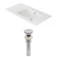 thumbnail image 1 of American Imaginations 30-in. W 1 Hole Ceramic Top Set In White Color AI-15565, 1 of 1
