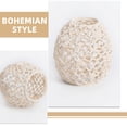 thumbnail image 4 of Minkissy Handwoven White Cotton Rope Lampshade Replacement for Pendant Ceiling Light Fixtures, 4 of 6