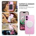 thumbnail image 4 of YINLAI iPhone 16 Case Compatible with Mag-safe 6.1",Glitter Sparkle Slim Tpu Transparent Shockproof Protective Case for iPhone 16,Clear, 4 of 8