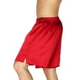 thumbnail image 2 of Intimo Mens Classic Silk Boxers - Big & Tall, Red, 1X, 2 of 3
