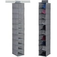 thumbnail image 1 of shiyou-Hat Organizer for Baseball Caps, 10 Shelf Hat Rack, Hanging Closet Hat Rack Shelf Organizer for Shoe Storage, Easy Hat Holder, Holder Hat Rack, Hanging Cap Holder Organizer Hanger (Grey), 1 of 4