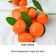 thumbnail image 3 of 9 Piezas de Simulación de Frutas Naranjas Falsas con Ramas Mandarina Mandarina Cadena 3/6 Cabezas Satsuma Mandarina 3 Cabezas + 6 Cabezas Mandarina Cada Cadena ANGGREK  Otros, 3 of 8