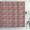 thumbnail image 1 of Ambesonne Moroccan Shower Curtain, Nature Inspired Curvy, 69"Wx84"L, Multicolor, 1 of 3