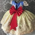 thumbnail image 1 of AAMILIFE Robe de Mariage en Tulle et Dentelle pour Filles, Élégante Robe de Princesse pour Fête, Robe de Cérémonie, Robe pour Enfants, 1 of 3