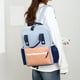 thumbnail image 1 of Backpack Bag Double Shoulder Bag, Backpack, Comfortable, Stylish, Portable, Foldable, Lightweight, for Travel, Office, Gym, Waterproof Material, High-Quality Fabric, Durable Straps, Large, 1 of 8