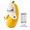 Banana-style#B1, variant on Stuffed Banana Doll, Touch Activated Musical Sensory Plush Toy with Sounds, Soft Fruit Shape Interactive Gift, Batteries Not Included