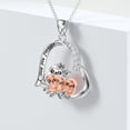 thumbnail image 5 of CACA LADY Sloth Necklace 925 Sterling Silver Animal Necklace for Women Sloth Jewelry for Women 4, 5 of 6