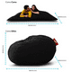 thumbnail image 2 of Sillón puff con cama queen size gamuza color negro Puff MX Puff MX Gamuza Negro Queen, 2 of 2