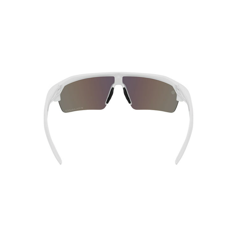 Polarized Sunglasses for Men & Women, Polarized HD Sport Wrap Men Cycling  Golf Ski Sunglasses Fishing Driving Glasses, Block 100% of UVA,UVB and UVC  Rays (White frame Multicolor Lens) 