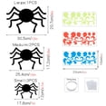 thumbnail image 4 of Halloween Hanging Spiders Decor PP for Outside Porch Lawn Decor  6PCS Spiders, 4 of 10