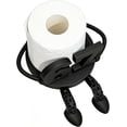 thumbnail image 4 of Number 67 Tissue Dispenser for Bathroom, Movable Joint Design, Free Standing Dispenser with Stable Base, Quick Access Roll, Storage for Table Top Desk Corner (Black * 1), 4 of 7