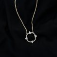 thumbnail image 3 of Rosec Jewels - Lab Diamond Eternity Necklace - EF-VS Grade Diamond Circle Necklace - Ready to Gift for Anniversary, 14K Yellow Gold, 3 of 8