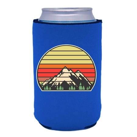 

Retro Mountains Can Coolie (Royal Blue)