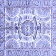 thumbnail image 1 of Ahgly Company Indoor Square Abstract Blue Modern Area Rugs, 5' Square, 1 of 4