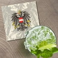 thumbnail image 2 of Austria Bundesadler Coat Of Arms 4'' X 4'' Square Wooden Coaster, 2 of 3
