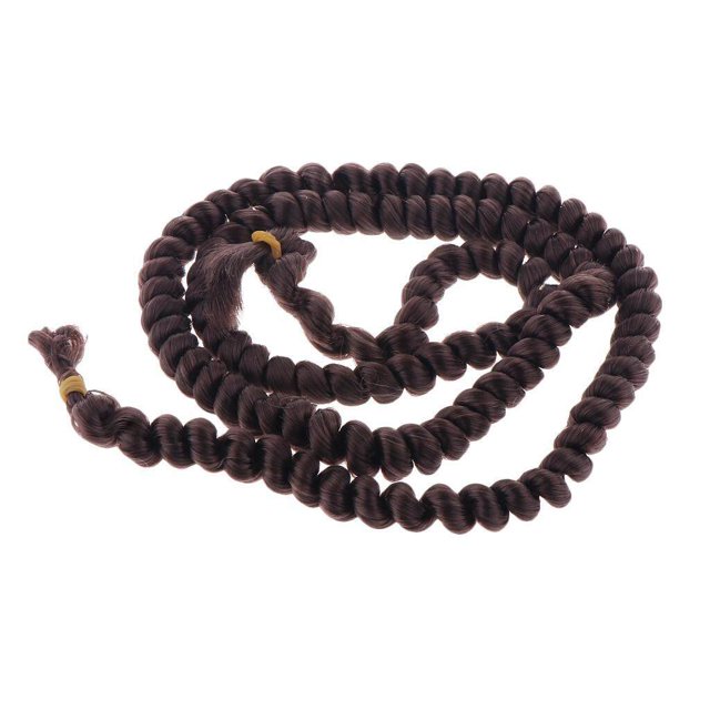 ziyahi Poupée de Mode 1m Perruque Bouclée pour Poupée BJD DIY Accs Marron
