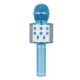 thumbnail image 1 of Micrófono Bluetooth inalámbrico de mano para teléfono inteligente, micrófono con altavoz para cantar en casa, KTV, fiesta al aire libre, azul Inevent EL2210-02B, 1 of 7