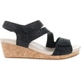 thumbnail image 2 of Women's Propet Millie Wedge Strappy Sandal Black, 2 of 6