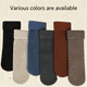 thumbnail image 5 of Calcetines de lana merina para hombre, botas cálidas extragruesas para senderismo, botas cálidas de invierno, suaves y pesadas, 5 of 5