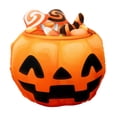 thumbnail image 2 of Kiddiway Halloween Pumpkin Plush Figurine Toy - Cute Plushies Stuffed Animal for Holiday Decor, Cozy Cushion for Couch Bed, Baby Toy Gift,D, 2 of 7