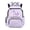 Pastel Glitter Horse, variant on Chririnla Padded Adjustable Straps Girls School Backpack for Middle School Travel, 600D Polyester Adjustable Padded Straps Bookbag, Cute Cats Floral Print