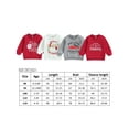 thumbnail image 5 of Wassery Christmas Baby Girl Boy Sweatshirt Tree/Santa/Coffee/Red Truck Print Pullover Sweaters Top 9M 12M 24M 3T 4T 5T Toddler Winter Christmas Clothes, 5 of 8