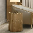 thumbnail image 4 of Michael Amini Villa Cherie Chairside Table - Caramel, 4 of 4